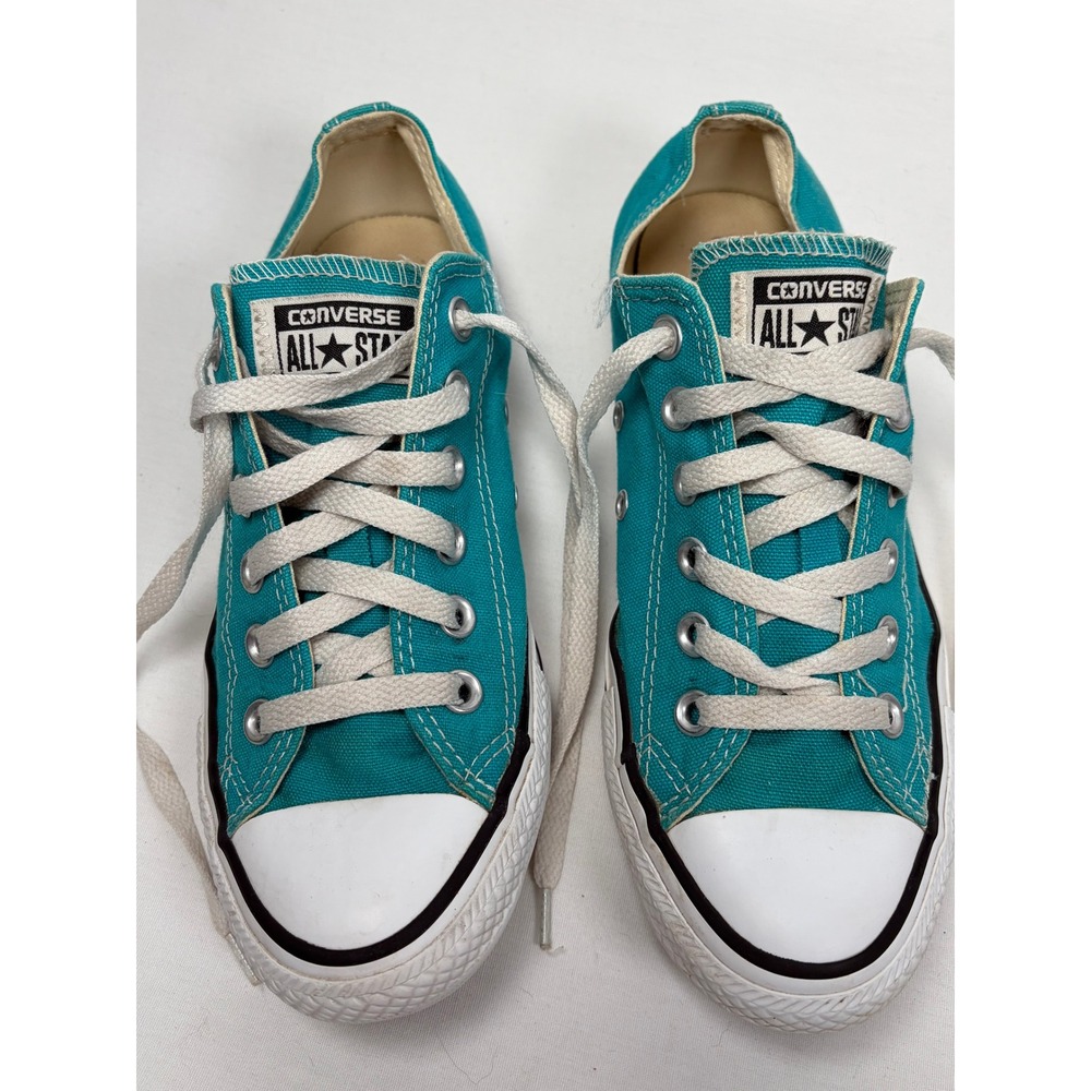 Converse Chuck Taylor All Star Low Top Sneakers Teal 144810F Womens 7 Mens 5